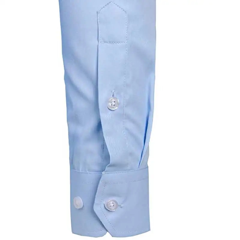 Men's Sky Blue Slim Fit Dress Shirts