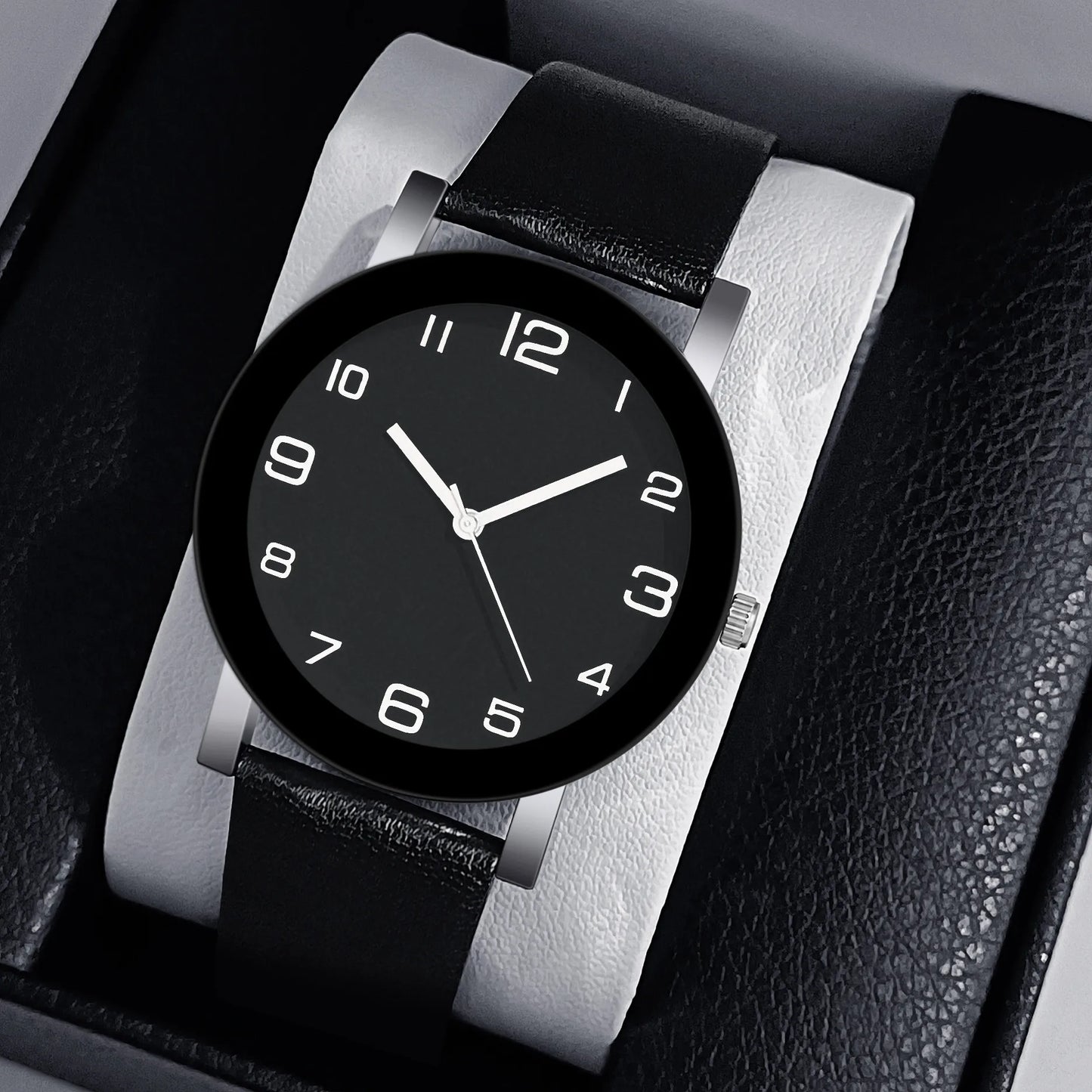 Luxury Men Watch Casual Leather Quartz