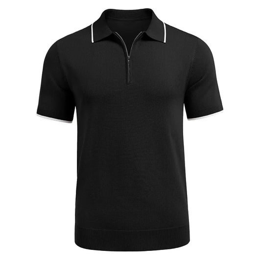 Summer Casual Knitted Polo Shirts