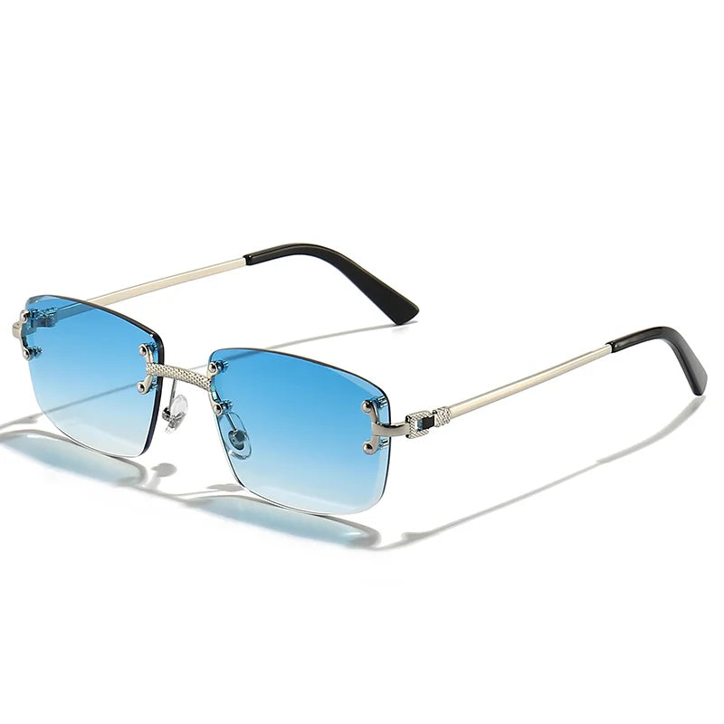 HBK Square Rimless Sunglasses