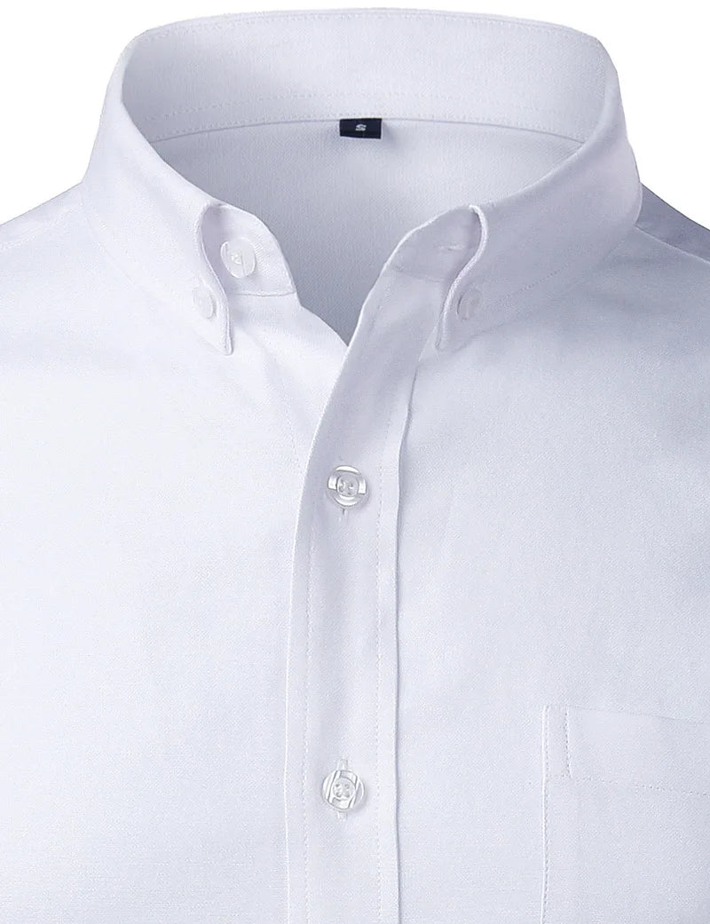 White Oxford Cotton Dress Shirts