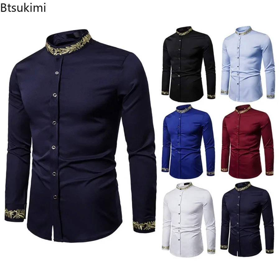 Men's Summer Casual Long Sleeve Shirts