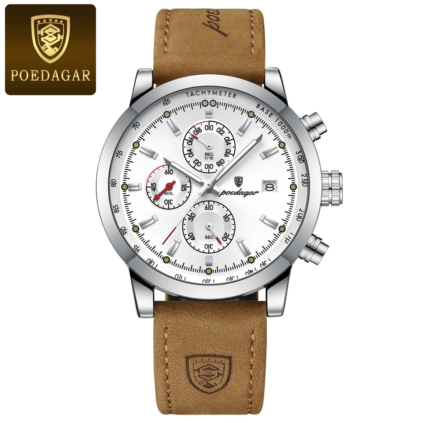 POEDAGAR Luxury Wristwatch for Man