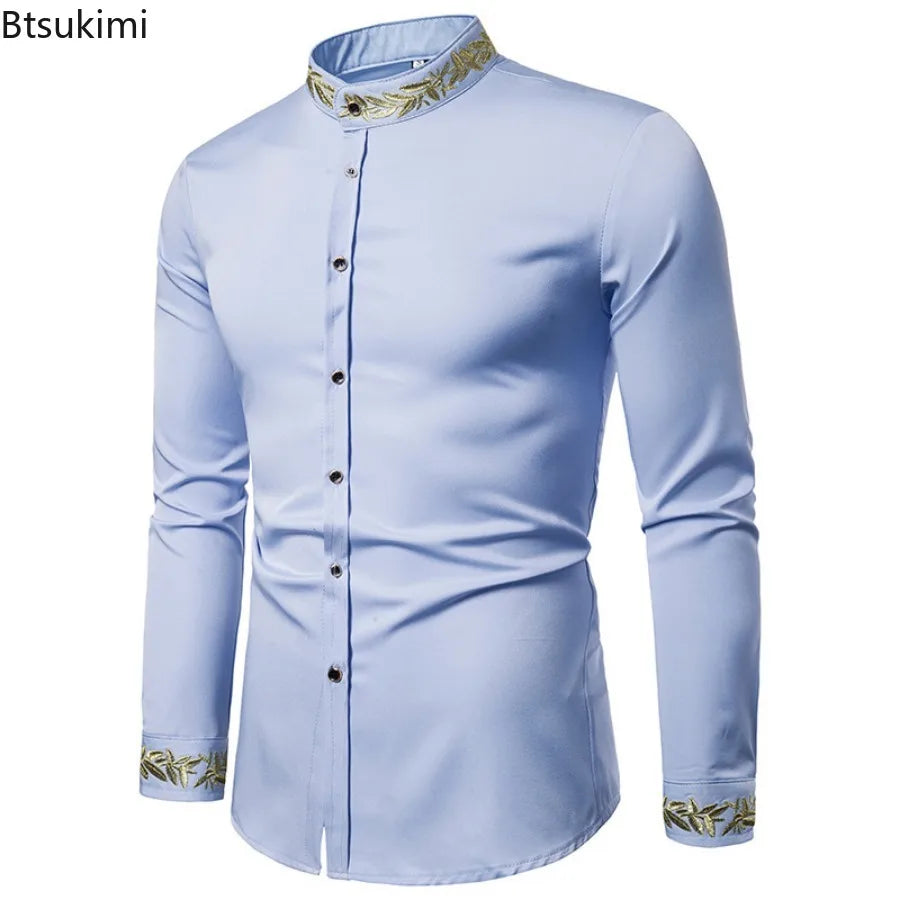 Men's Summer Casual Long Sleeve Shirts