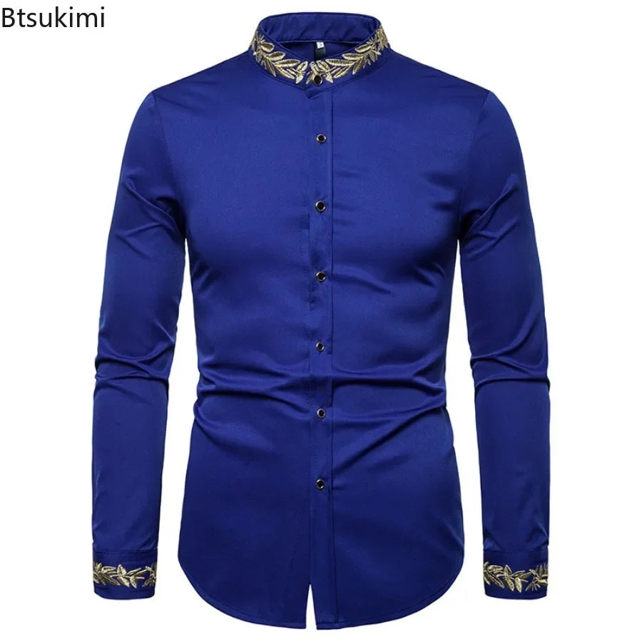 Men's Summer Casual Long Sleeve Shirts