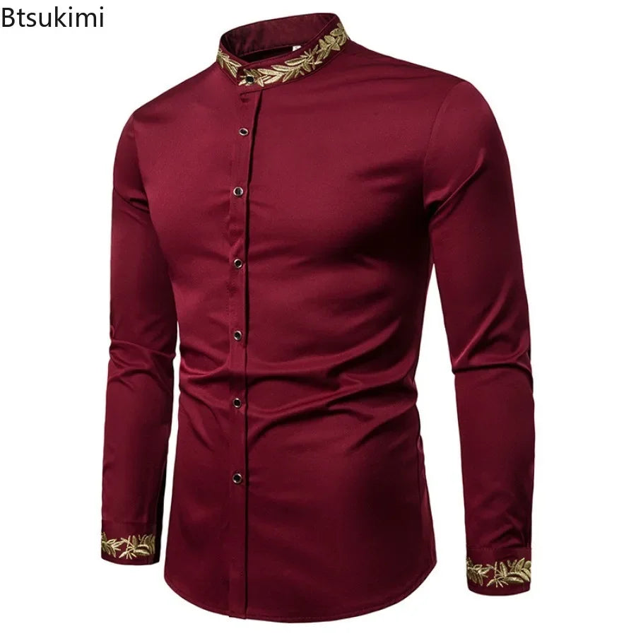 Men's Summer Casual Long Sleeve Shirts